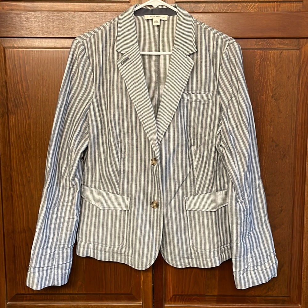 Banana Republic pinstripe blazer